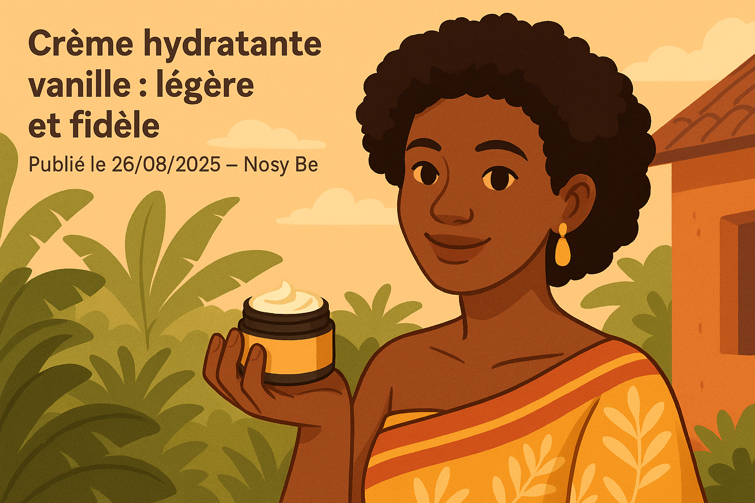 Crème hydratante vanille : légère et fidèle