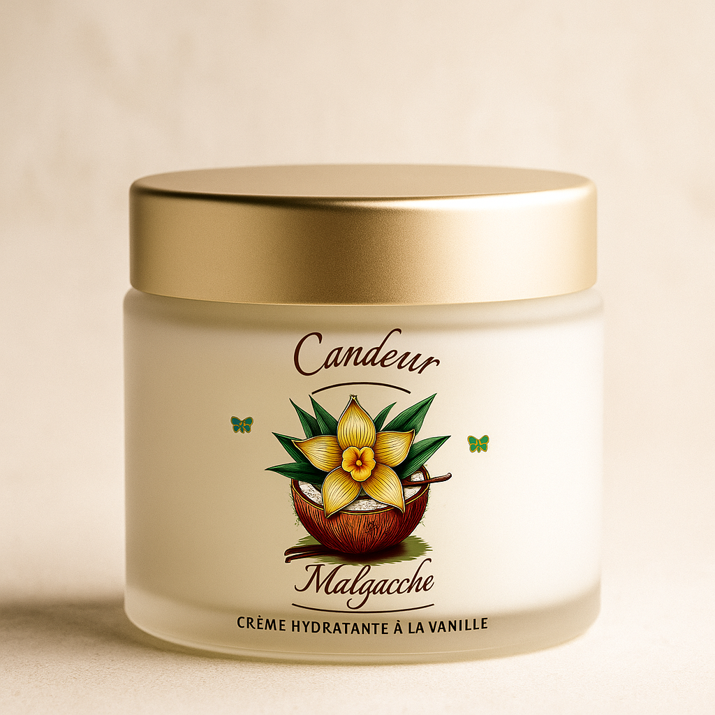Crème hydratante à la vanille