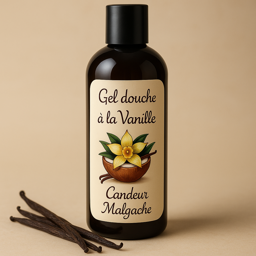 Gel douche à la vanille