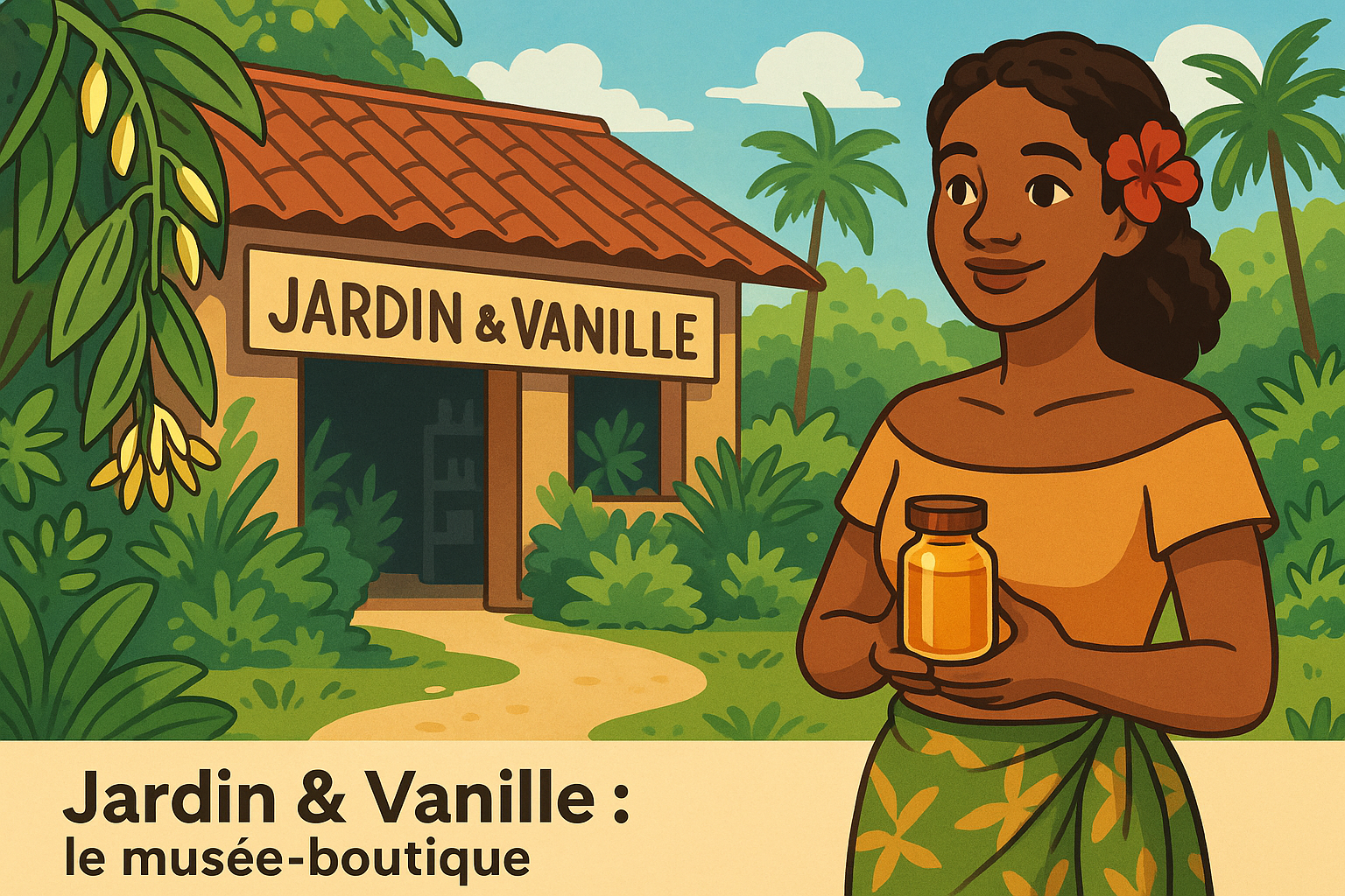Jardin & Vanille : le musée‑boutique