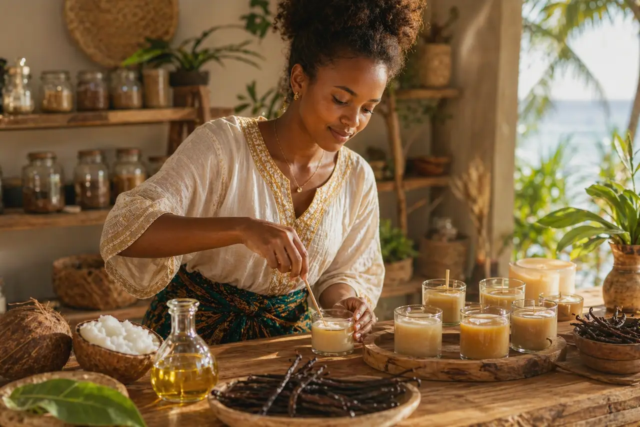 Des bougies aux huiles : prolonger l’odeur