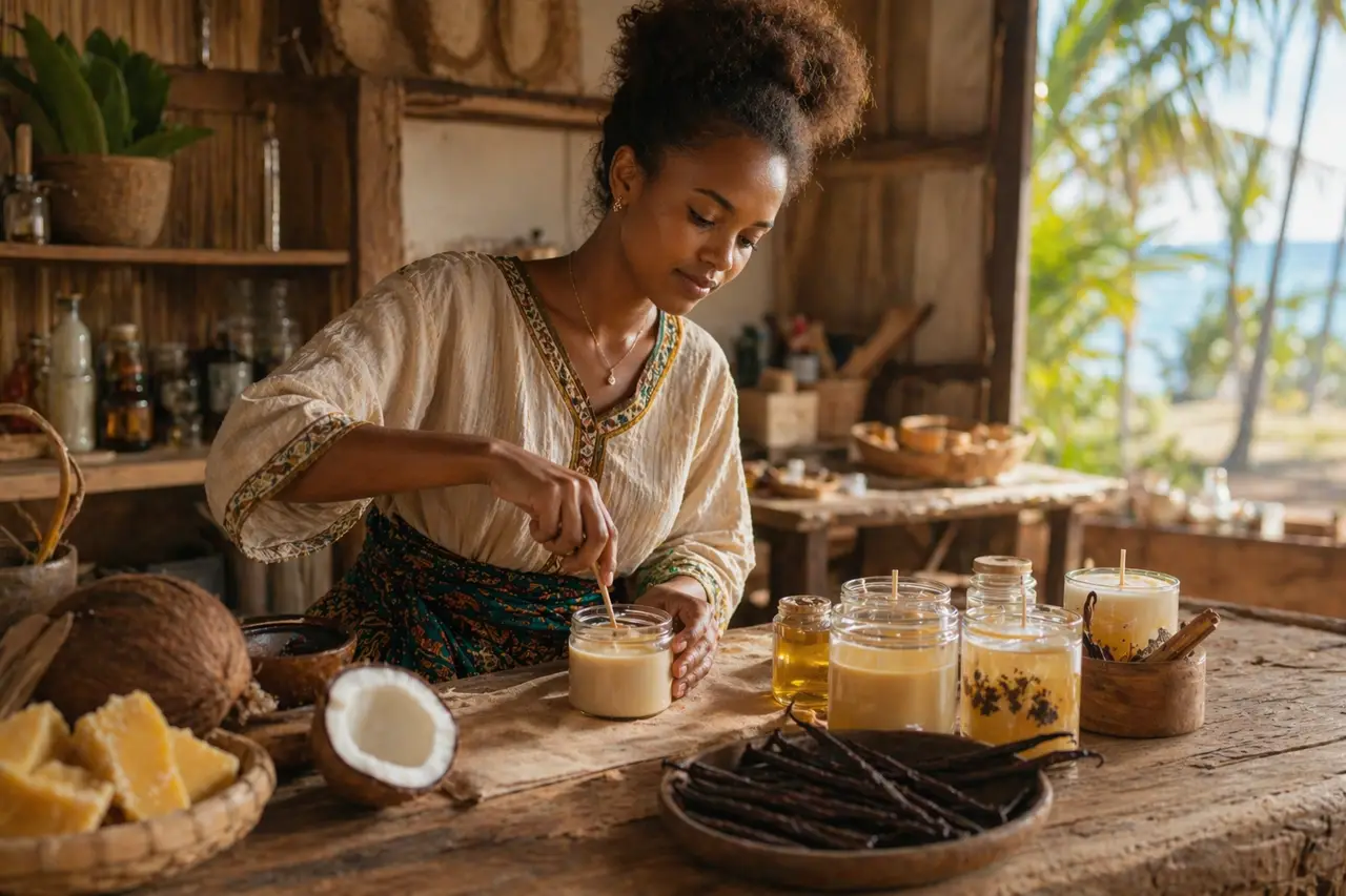 Mes débuts à Nosy Be - atelier Candeur Malgache