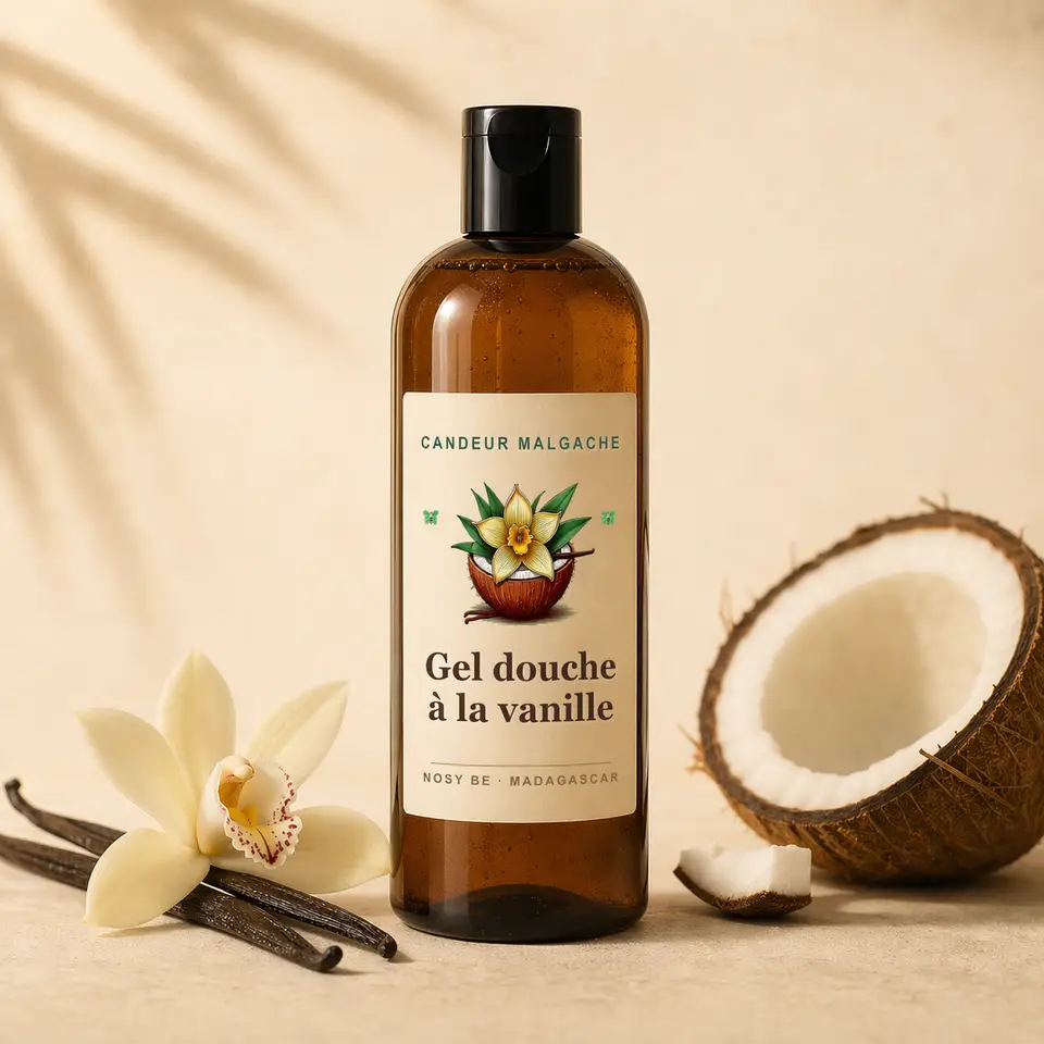 Gel douche à la vanille